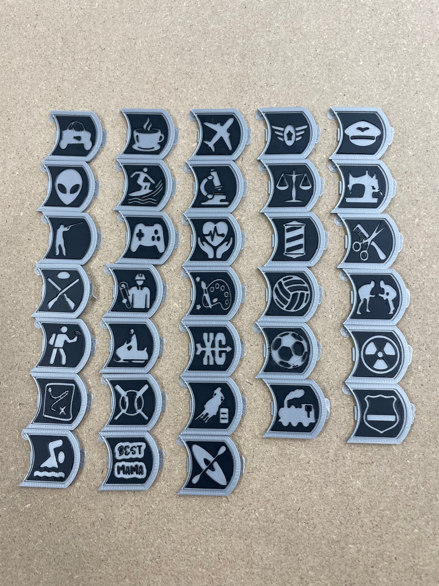 Random Hobbies Subie ownership badges, STANDARD