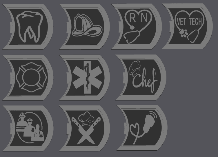 Profession Subie ownership badges, STANDARD