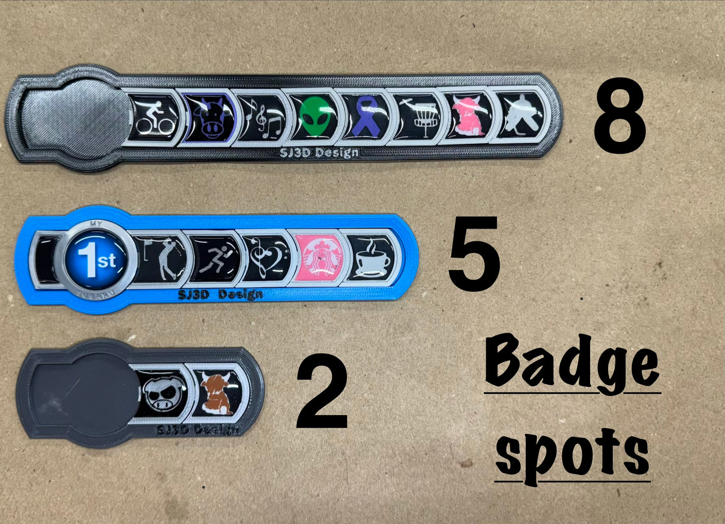 Subaru badge mag caddy