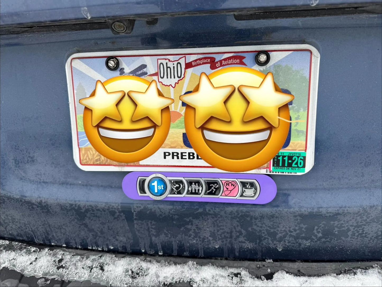 Subaru badge plate holder 50 state legal!