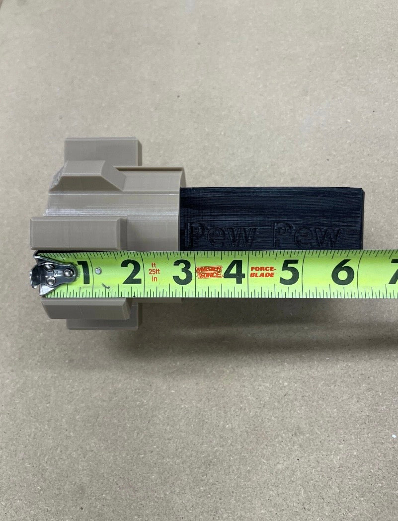 AR15 RED WHITE and BLUE!!! Bolt Head multi pin hitch, pew pew. All size hitches.