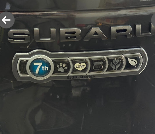 Subaru badge mag caddy