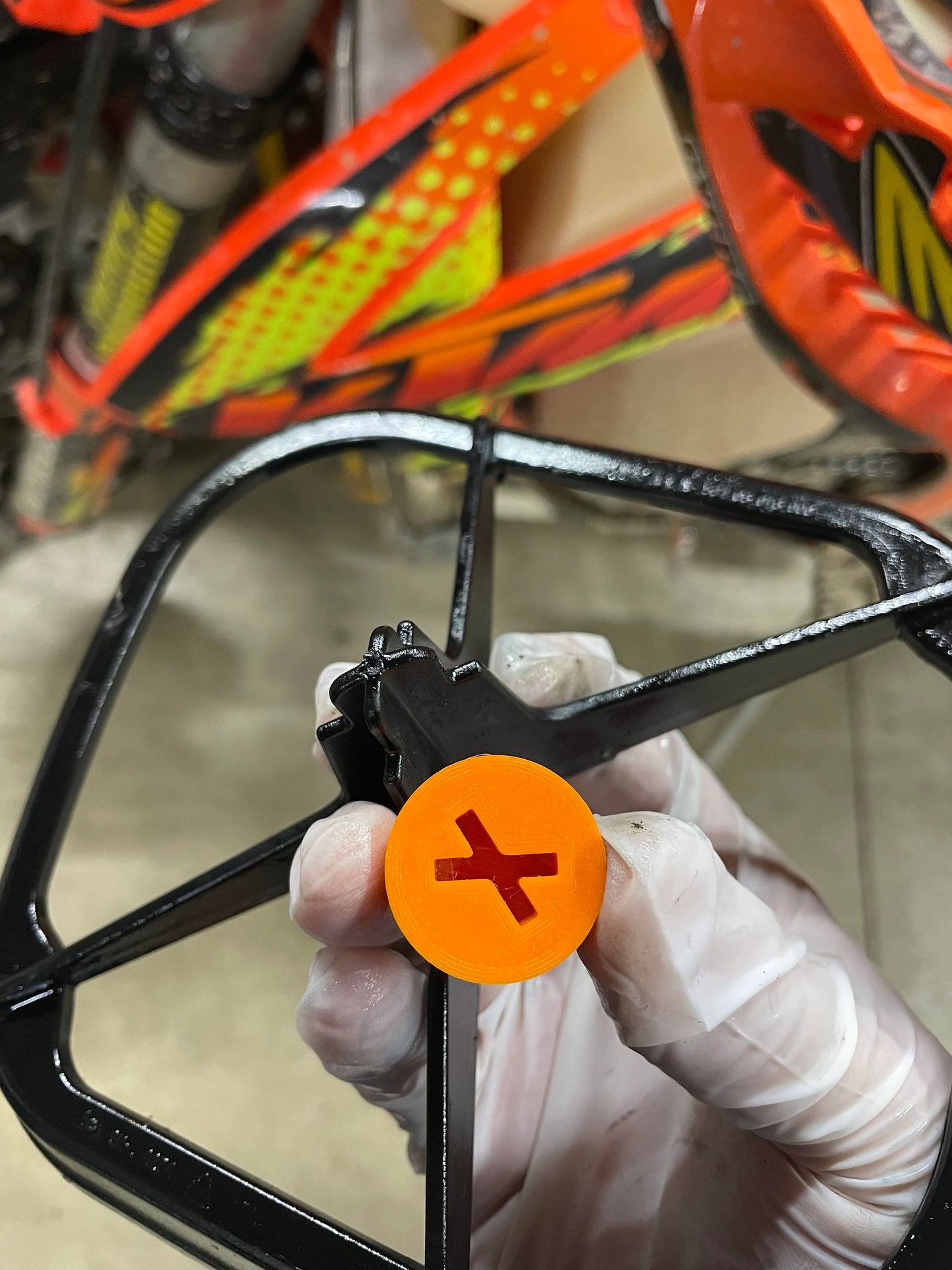 KTM filter cage caps HSQ GASGAS