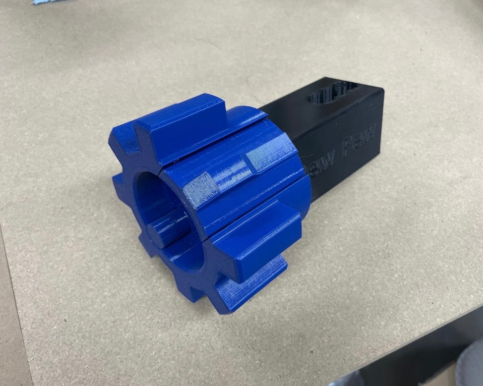 AR15 Bolt Head multi pin hitch, pew pew. All size hitches.