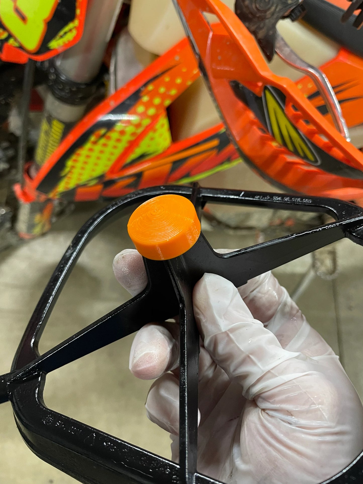 KTM filter cage caps HSQ GASGAS