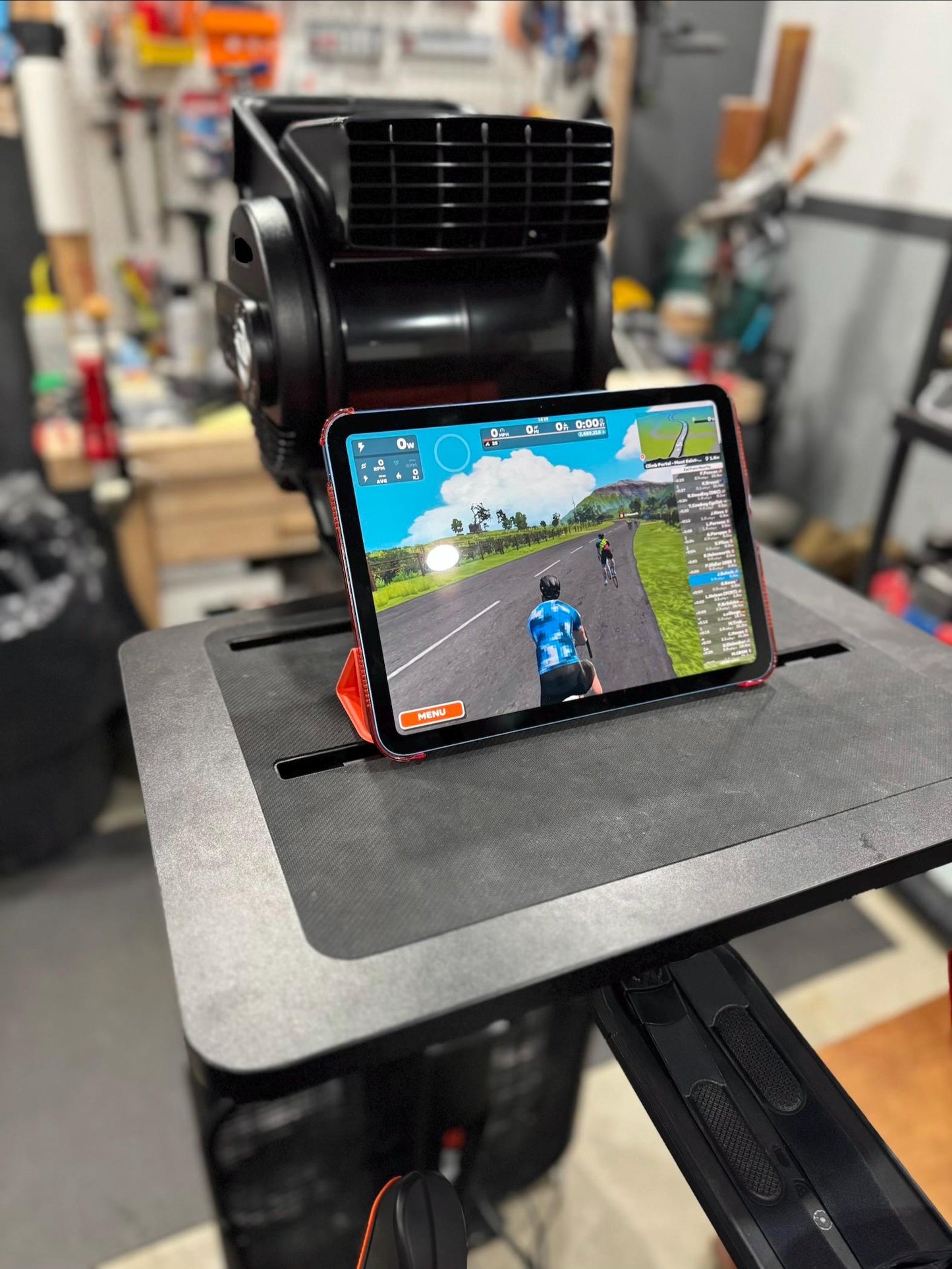 The Face Fan, upper body indoor training fan setup,JetBlack Zwift