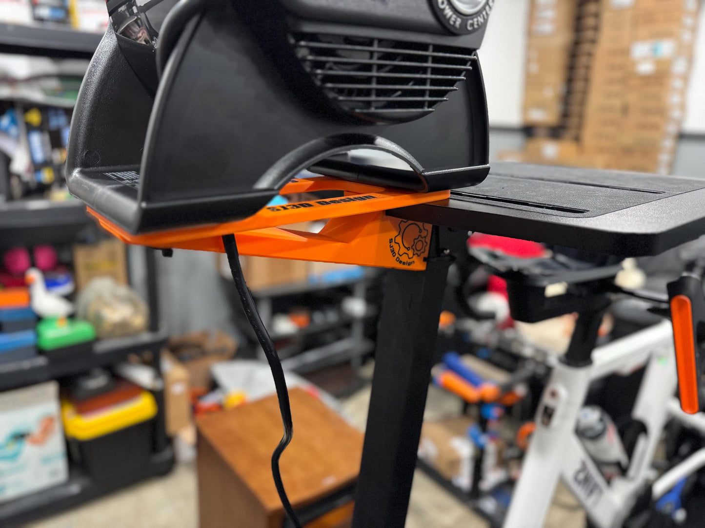 The Face Fan, upper body indoor training fan setup,JetBlack Zwift